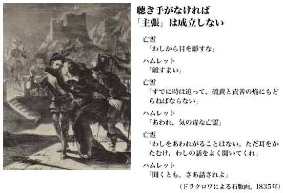 聴き手がなければ主張は成立しない